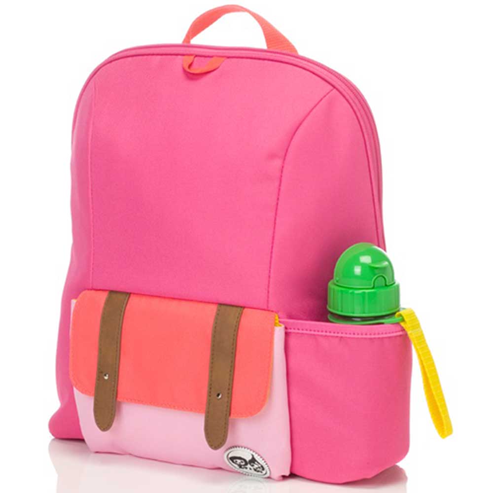 Midi Zip & Zoe Backpack Hot Pink Color Block