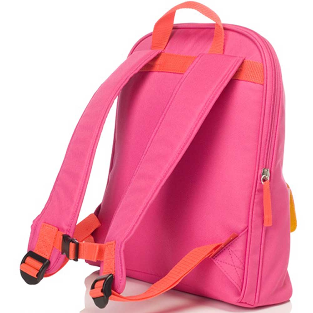 Midi Zip & Zoe Backpack Hot Pink Color Block