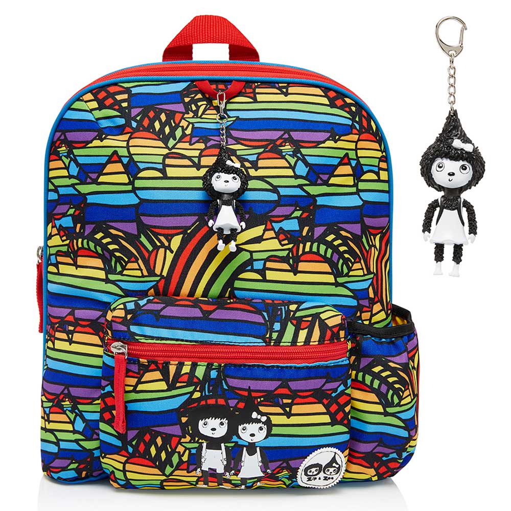 Midi Zip & Zoe Backpack Rainbow