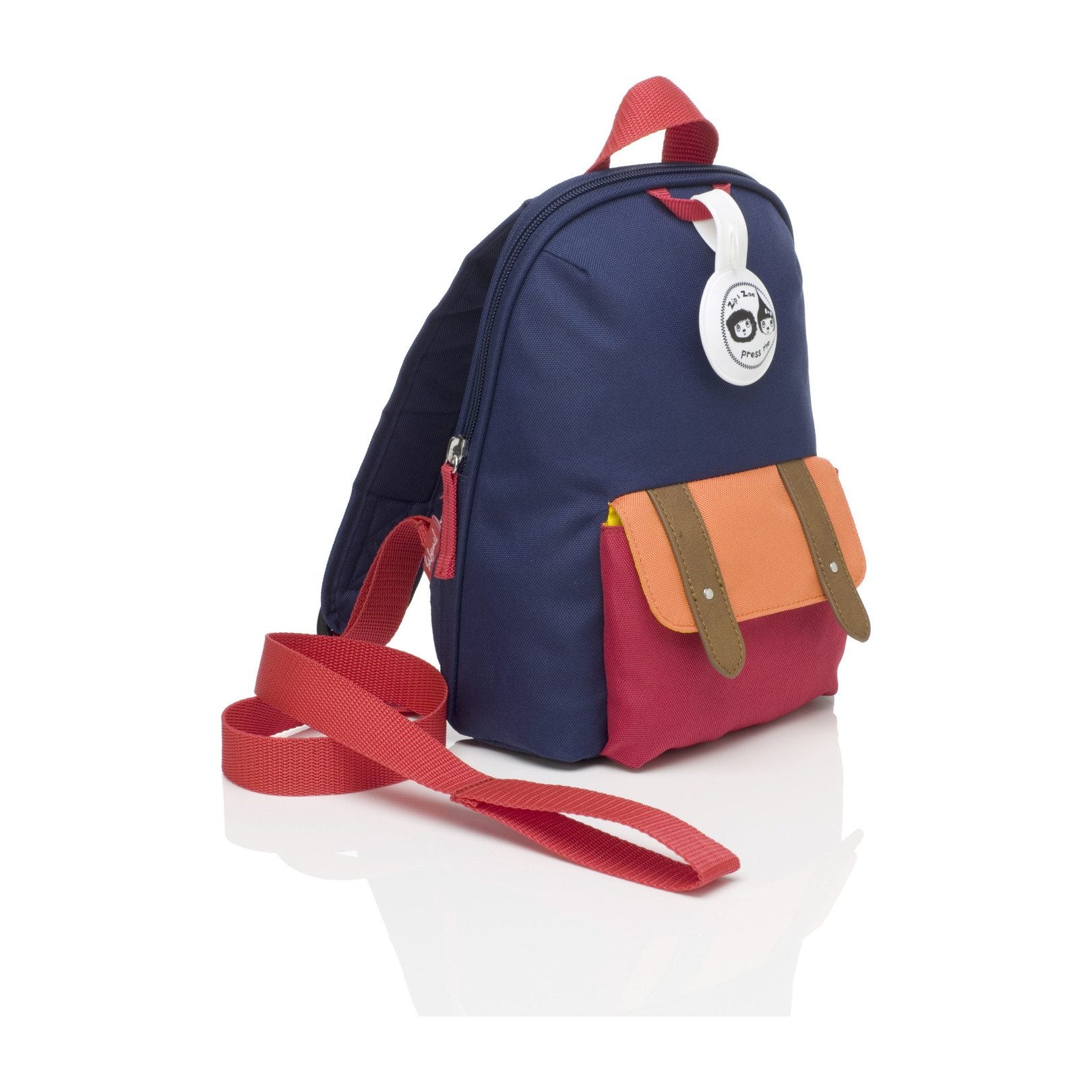 Mini Zip & Zoe Backpack Navy Color Block