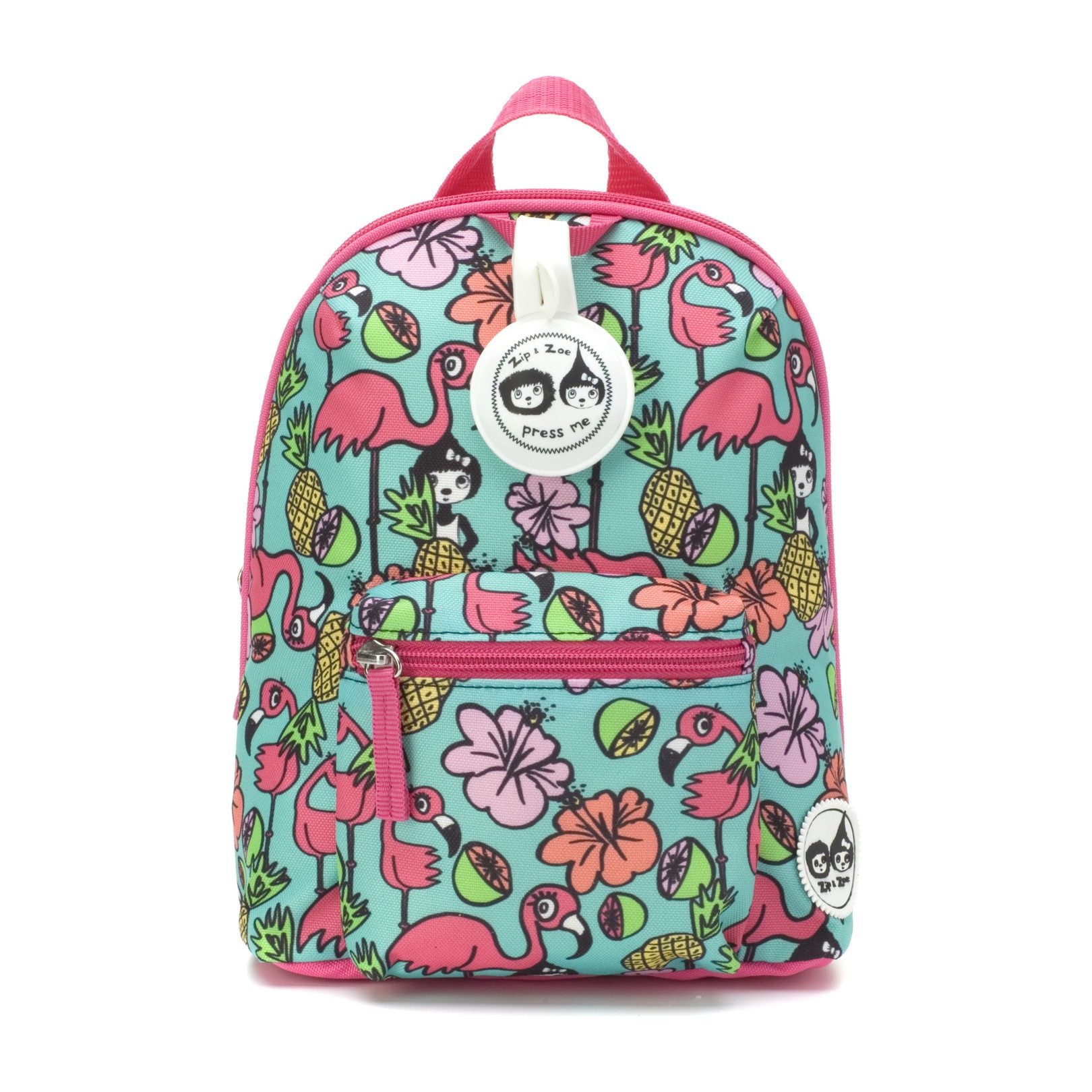 Mini Zip & Zoe Backpack Flamingo