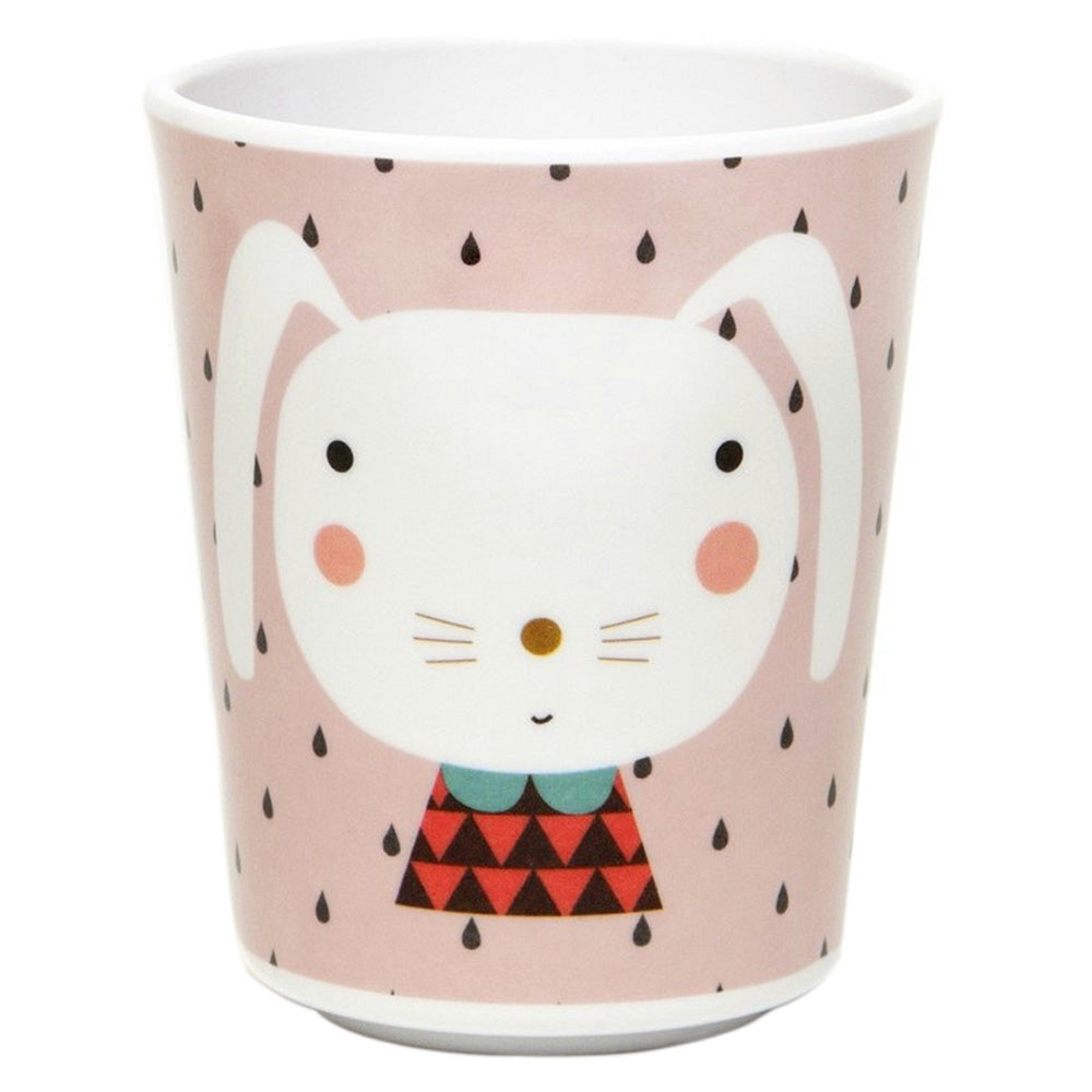 Melamine Cup Rabbit Drops (Pink)