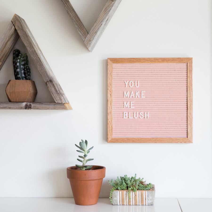 Poet Blush Letter Board